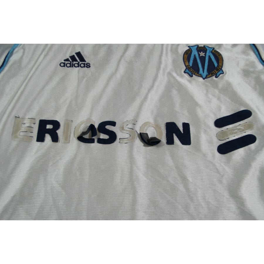 Maillot OM vintage domicile #5 L.BLANC 1998-1999 - Adidas - Olympique de Marseille