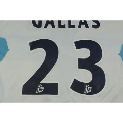 Maillot OM vintage domicile N°23 GALLAS 2000-2001 - Adidas - Olympique de Marseille