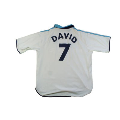 Maillot OM vintage domicile N°7 DAVID 1998-1999 - Adidas - Olympique de Marseille