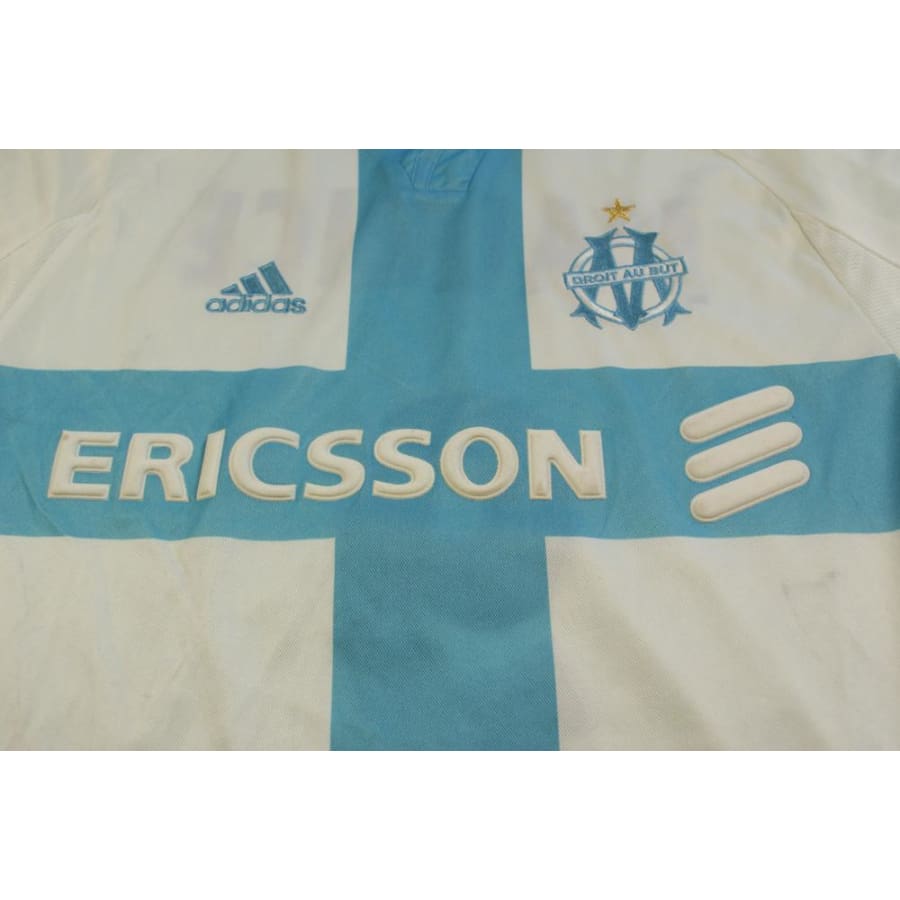 Maillot OM vintage domicile N°9 MAURICE 2000-2001 - Adidas - Olympique de Marseille