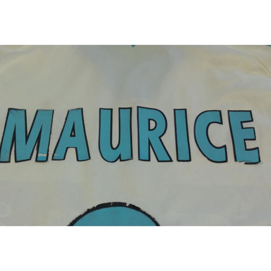 Maillot OM vintage domicile N°9 MAURICE 2000-2001 - Adidas - Olympique de Marseille