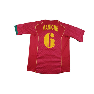 Maillot Portugal vintage domicile N°6 MANICHE 2004-2005 - Nike - Portugal