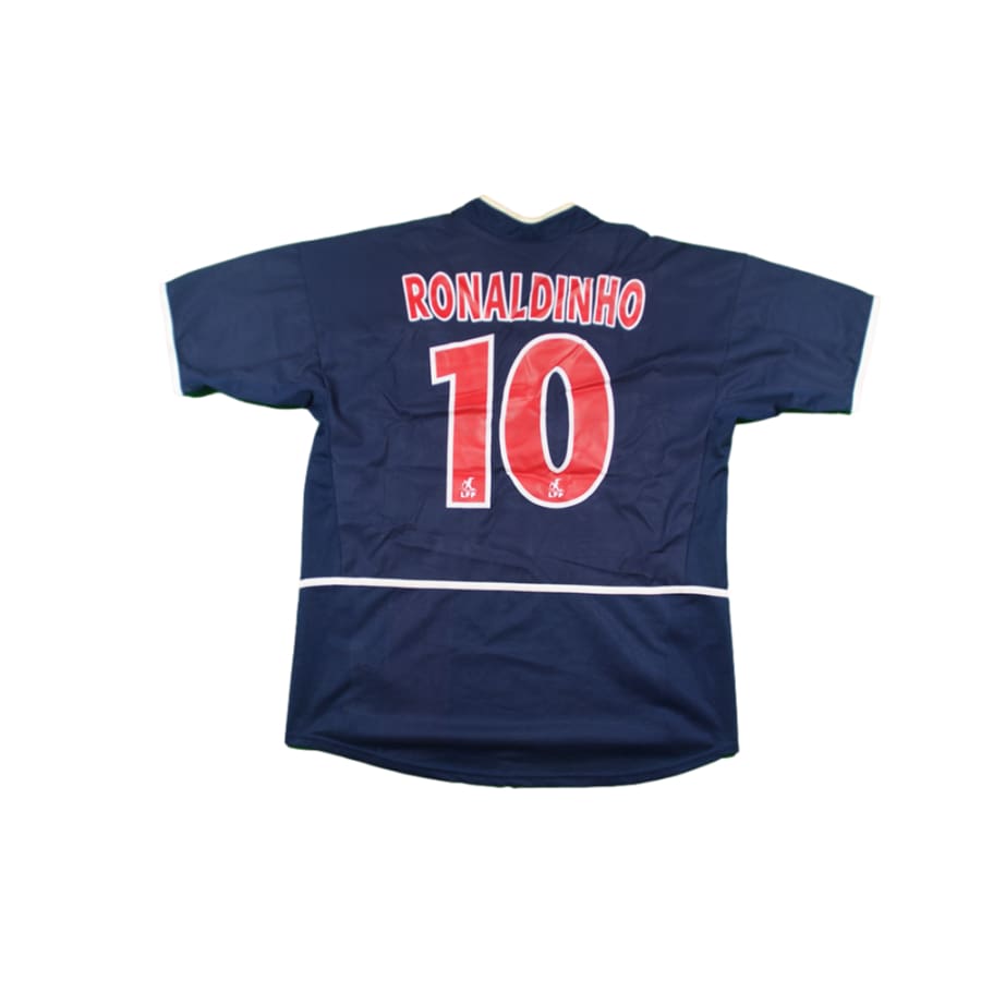 Maillot PSG vintage domicile #10 RONALDINHO 2002-2003 - Nike - Paris Saint-Germain