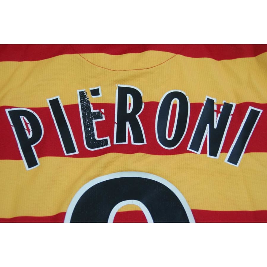 Maillot RC Lens rétro domicile N°9 PIERONI 2007-2008 - Nike - RC Lens