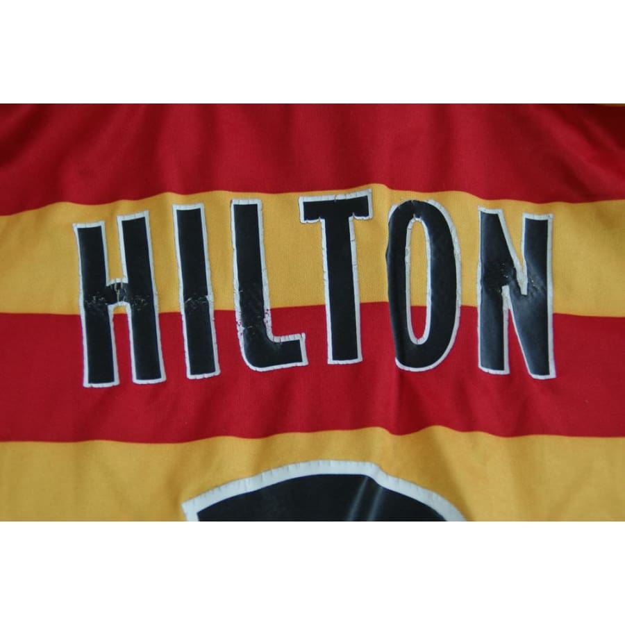 Maillot RC Lens vintage domicile N°3 HILTON 2007-2008 - Nike - RC Lens