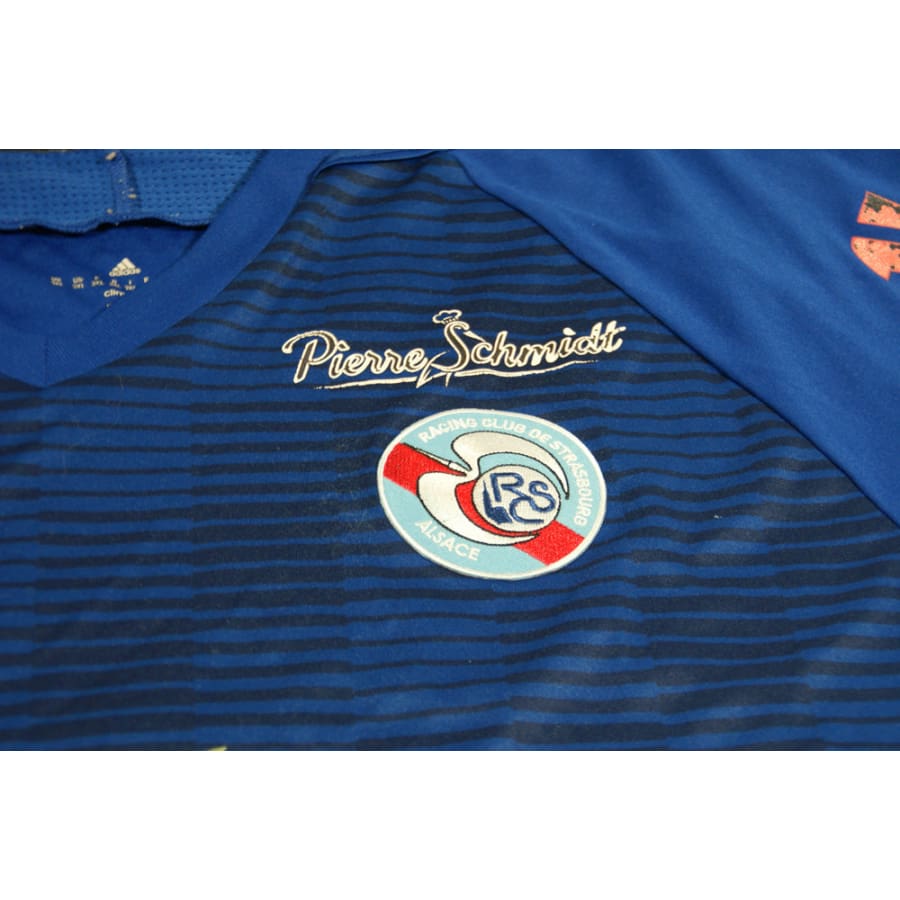 Maillot RC Strasbourg domicile #25 AJORQUE 2018-2019 - Adidas - RC Strasbourg Alsace