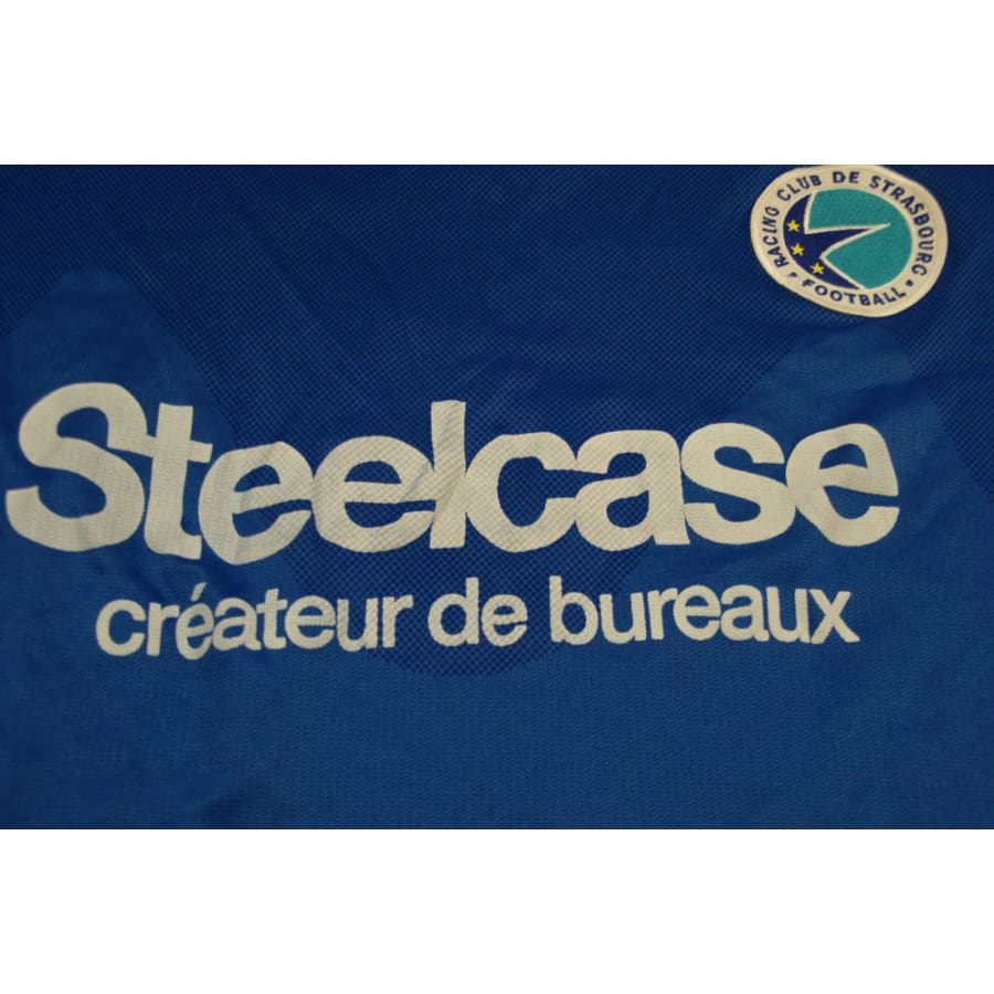 Maillot RC Strasbourg vintage domicile #22 LEUCK 2003-2004 - Hummel - RC Strasbourg Alsace