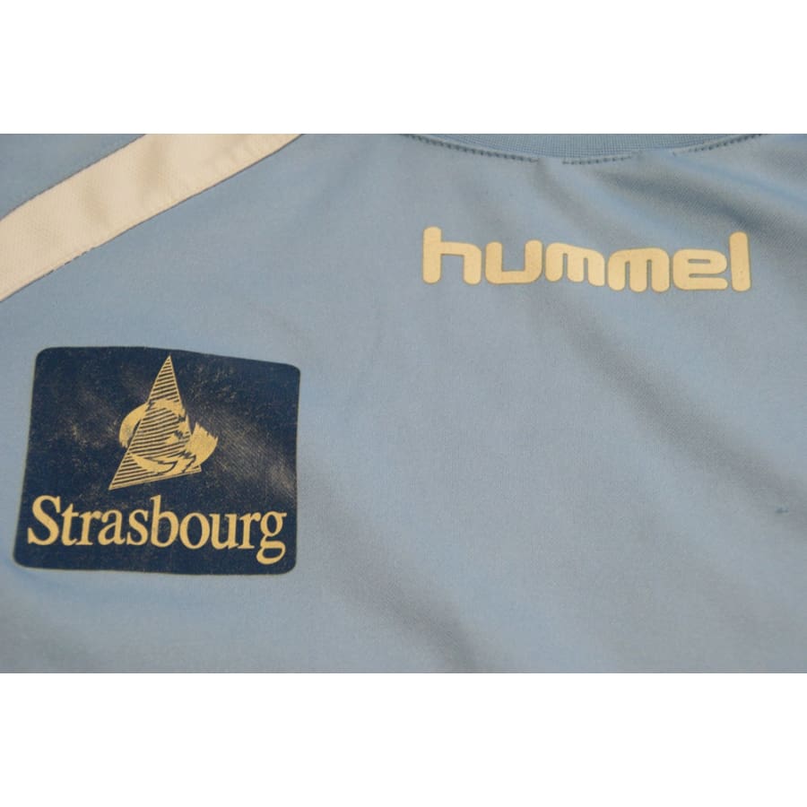 Maillot RC Strasbourg vintage extérieur #6 OLIVIER 2008-2009 - Hummel - RC Strasbourg Alsace