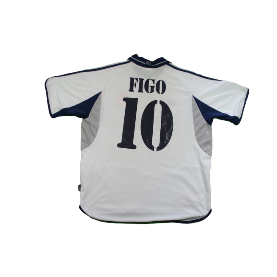 Maillot Real Madrid vintage domicile #10 FIGO 2000-2001 - Adidas - Real Madrid