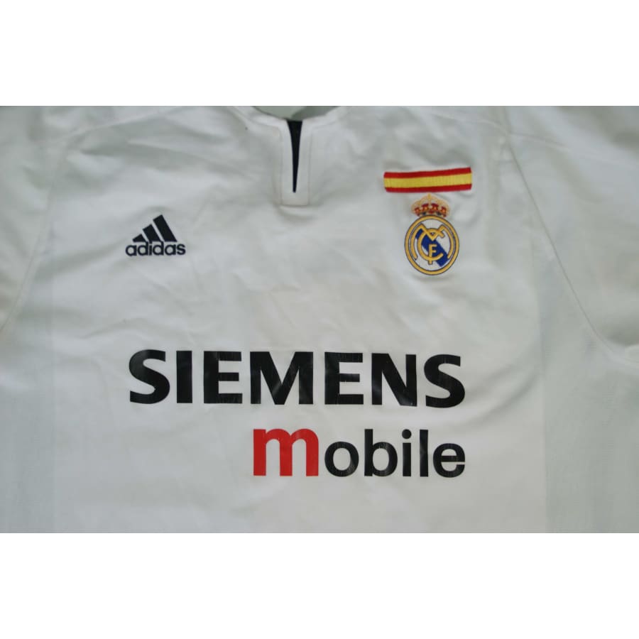 Maillot Real Madrid vintage domicile #5 Zidane 2003-2004 - Adidas - Real Madrid