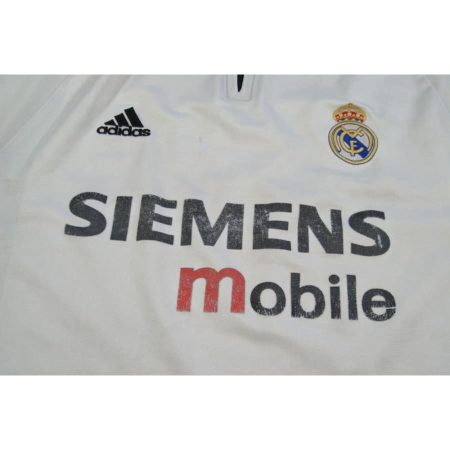 Maillot Real Madrid vintage domicile N°5 ZIDANE 2003-2004 - Adidas - Real Madrid