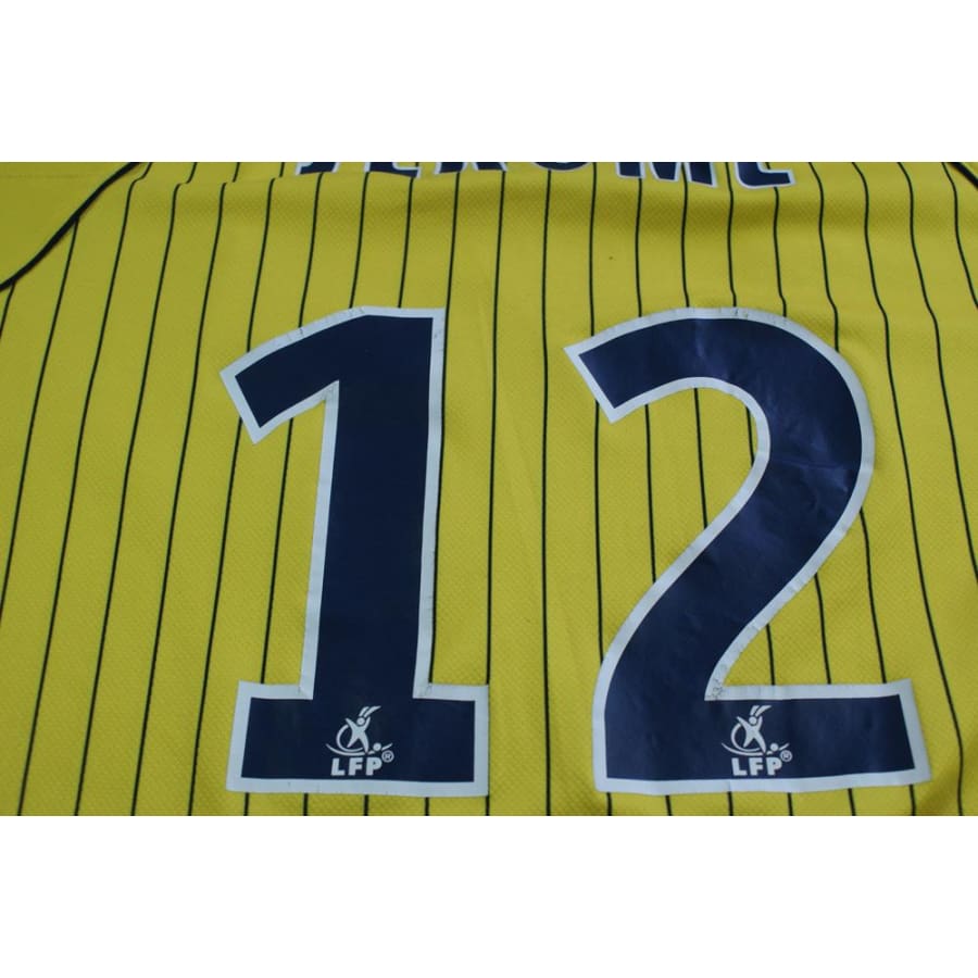 Maillot Sochaux vintage domicile N°12 JEROME 2009-2010 - Lotto - FC Sochaux-Montbéliard