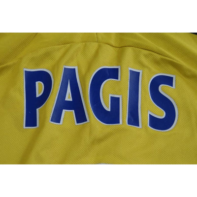 Maillot Sochaux vintage domicile N°9 PAGIS 2002-2003 - Champion - FC Sochaux-Montbéliard