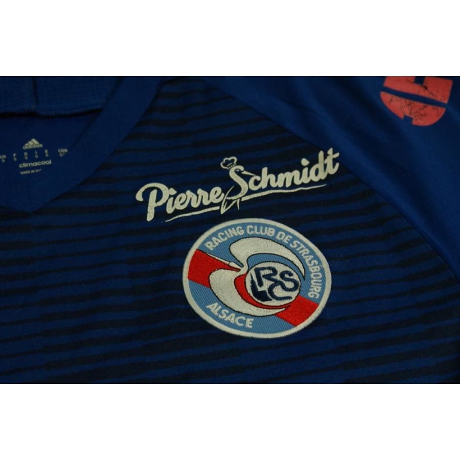 Maillot Strasbourg domicile 2018-2019 - Adidas - RC Strasbourg Alsace