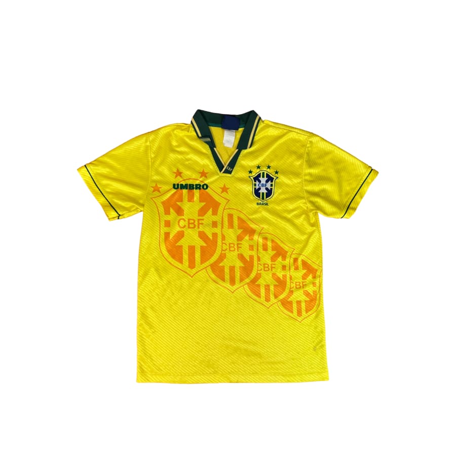 Maillot vintage Brésil domicile saison 1996-1997 - Umbro - Brésil