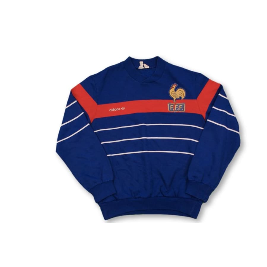 Pull de football vintage Equipe de France Adidas Ventex 1983-1984 - Adidas - Equipe de France