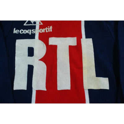 Pull PSG vintage supporter années 1980 - Le coq sportif - Paris Saint-Germain