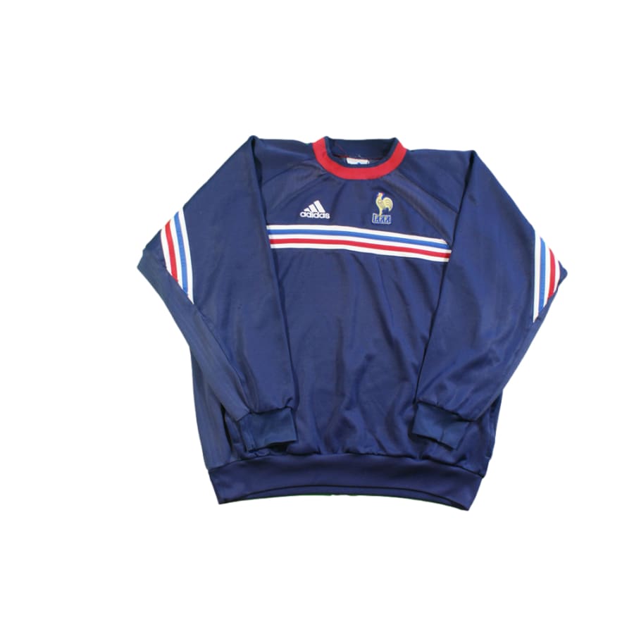 Sweat équipe de France vintage entraînement 1997-1998 - Adidas - Equipe de France