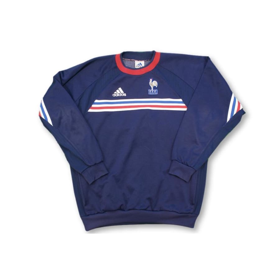 Veste de foot vintage entrainement Equipe de France 1998-1999 - Adidas - Equipe de France